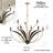 9 LIGHT CHANDELIER