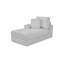 Chaise longue double compressée 2 pièces-1932640116