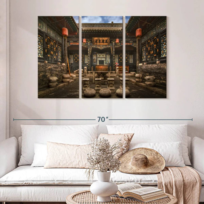 Lilie Ancient Pingyao Castle, 32" H x 50" W