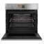 Cafe 30" Smart Built-in Convection Single Wall Oven with In-Oven Camera and Voice-to-Open/Push-to-Open Door in Platinum Glass.