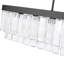 Hoisington 6-Light Linear Pendant with Hammered Water Glass-397833295