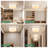 LED Flush Mount Ceiling Light with Glass-163543148