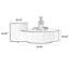 Ensemble de tables basses en bois de style minimaliste
