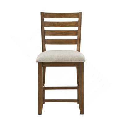 Ensemble de chaises à hauteur de comptoir de 2 meubles de salle à manger rembourrés beige