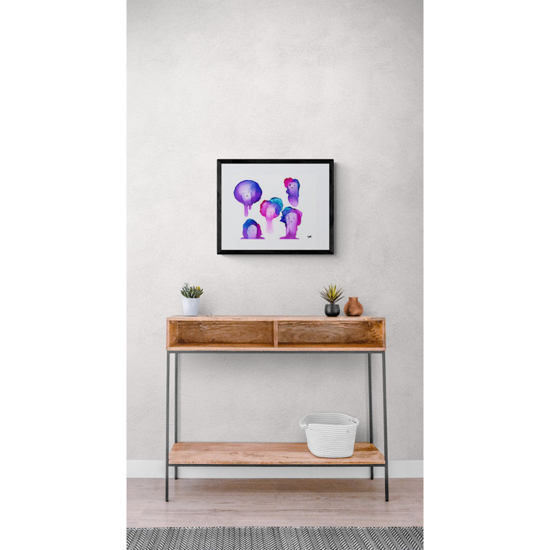 Good Company par KC Pollak, Black Framed Paper, Blanc, 16" H x 20" W