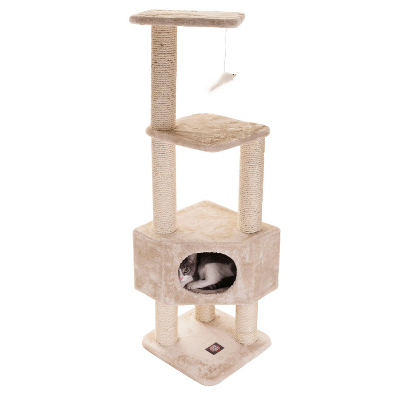 Arbre à chat 52" à fourrure casita