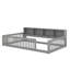 Lit au sol avec armoires de rangement et ports USB-866170901