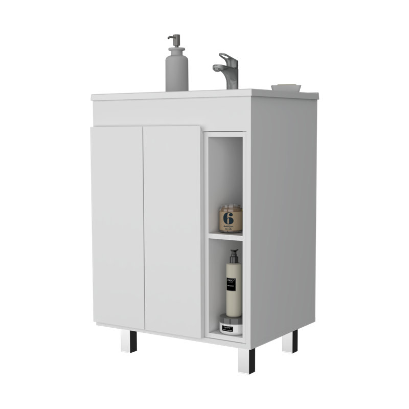 Meuble-lavabo simple avec plateau 23,8 po Zarren