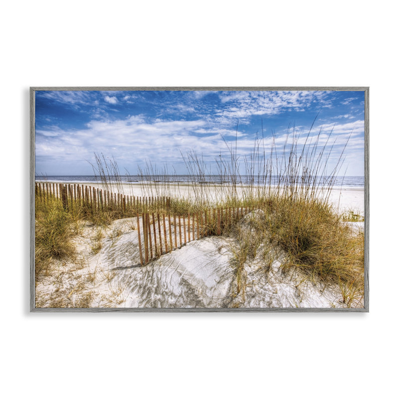 The Dunes Summer Beach Day, giclée encadrée, design par Celebrate Life Gallery, H 20 po x l 30 po