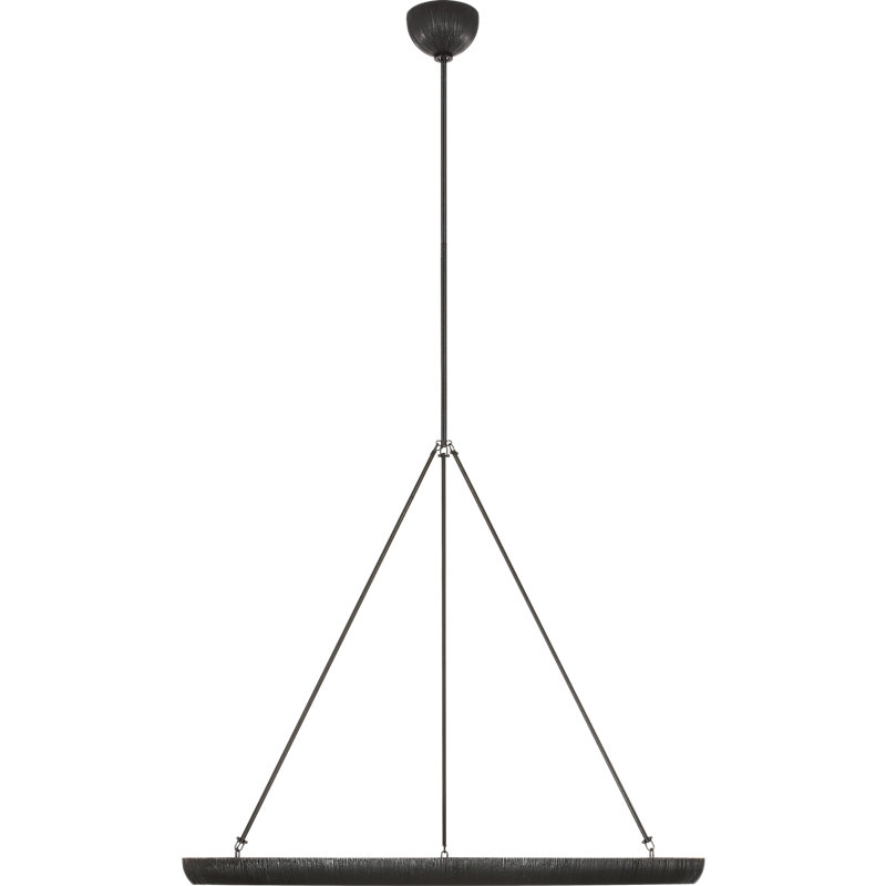 Kelly Wearstler 1 - Light LED Chandelier, Aged Iron, 35.75" H x 42" W x 42" D