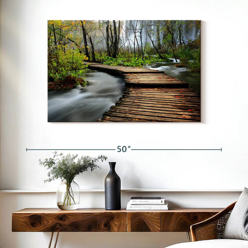 Alvord Forest River Wood Trail, H 26 po x l 39 po