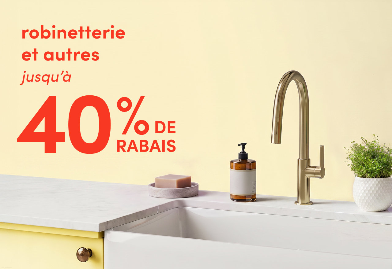 robinetterie et autres en solde