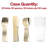Gold Disposable Plastic Cutlery and Cup Set - 120 Guests