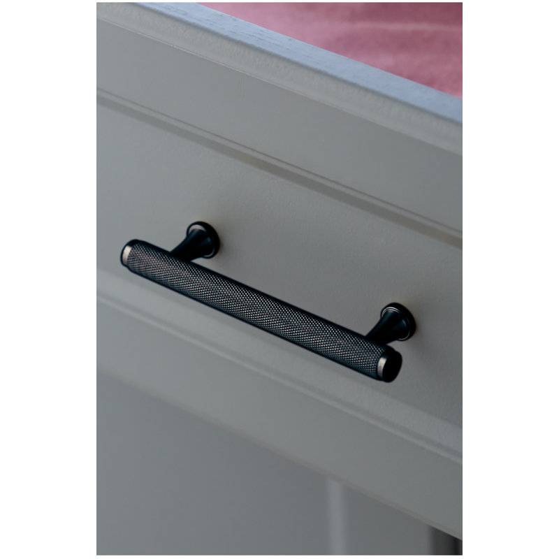 3 3/4" Center to Center Bar Pull, 5", Black