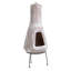 Hourglass Clay Wood Burning Smokeless Chimnea-501519229-501519231