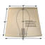 Abat-jour tambour en lin H 9 po x l 12 po (araignée)-49697823-115235926