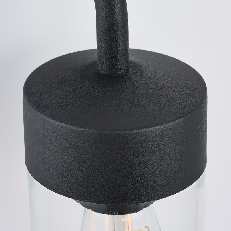 Myla 21cm H Outdoor Barn Light, Matte Black