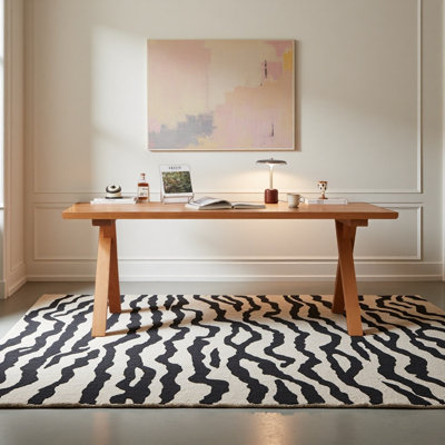 North American style solid wood desk