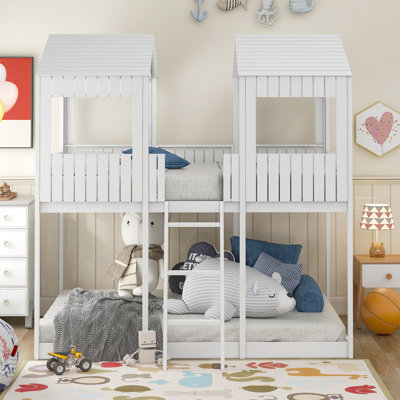 Calabasas Full Over Full Solid Wood Standard Bunk Bed by Sand & Stable™ Baby & Kids -  7FCA9258799E47A887FBE5FEB6979920
