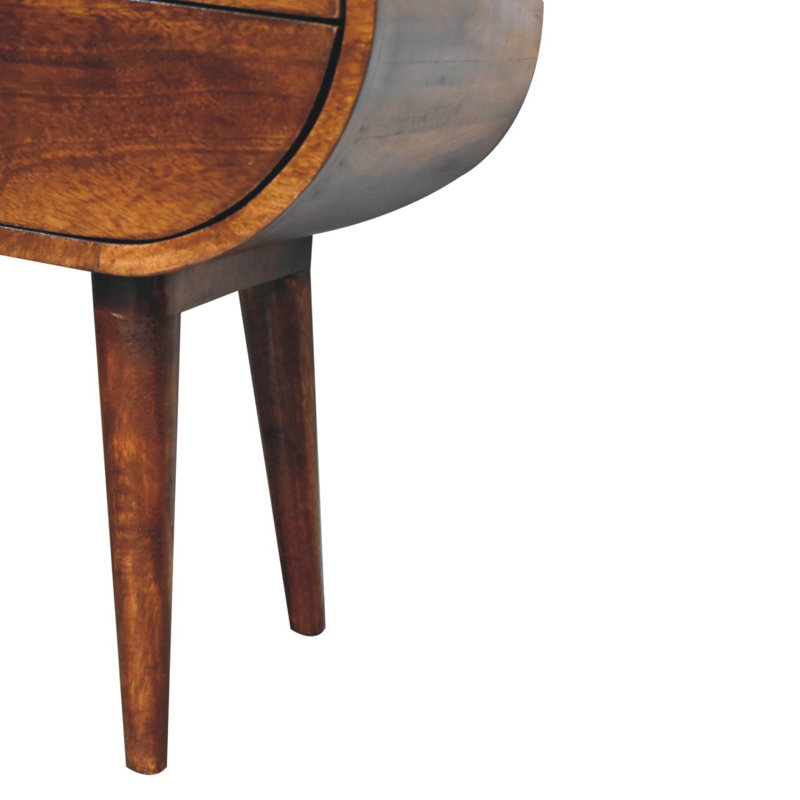 21.65'' W Solid Wood Nightstand