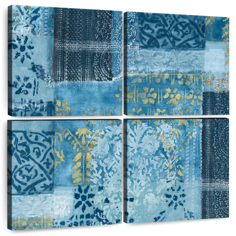 Kerner Alhambra I Indigo, 74" H x 74" W