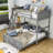 Jakavious Kids Bunk Bed with Drawers-526556478-526556477