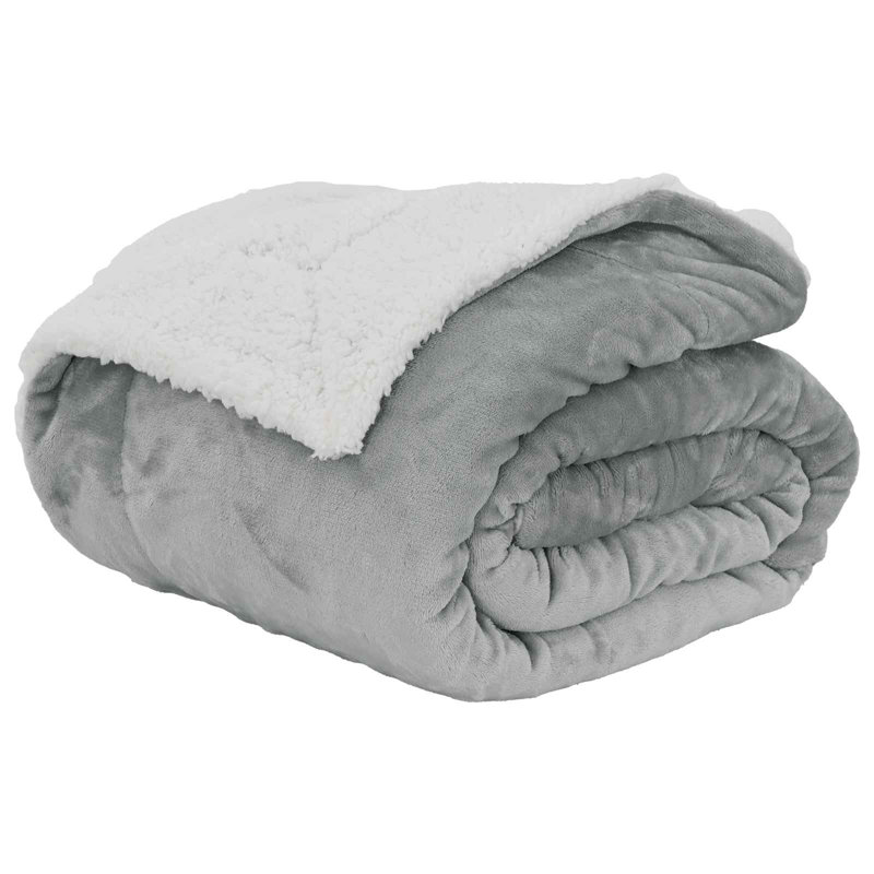 5.3-32 Throw Blanket, 150cm x 130cm, Grey
