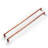 12 3/5" Center to Center Bar Pull Multipack-Brushed Brass Bronze-122099552-124322329
