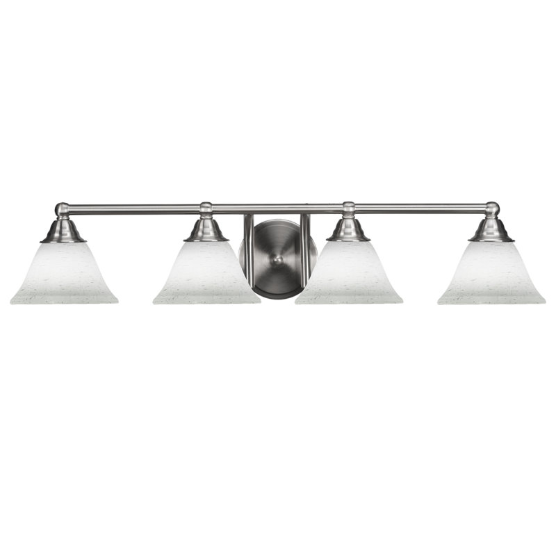Michell 4-Light Bath Bar, Brushed Nickel