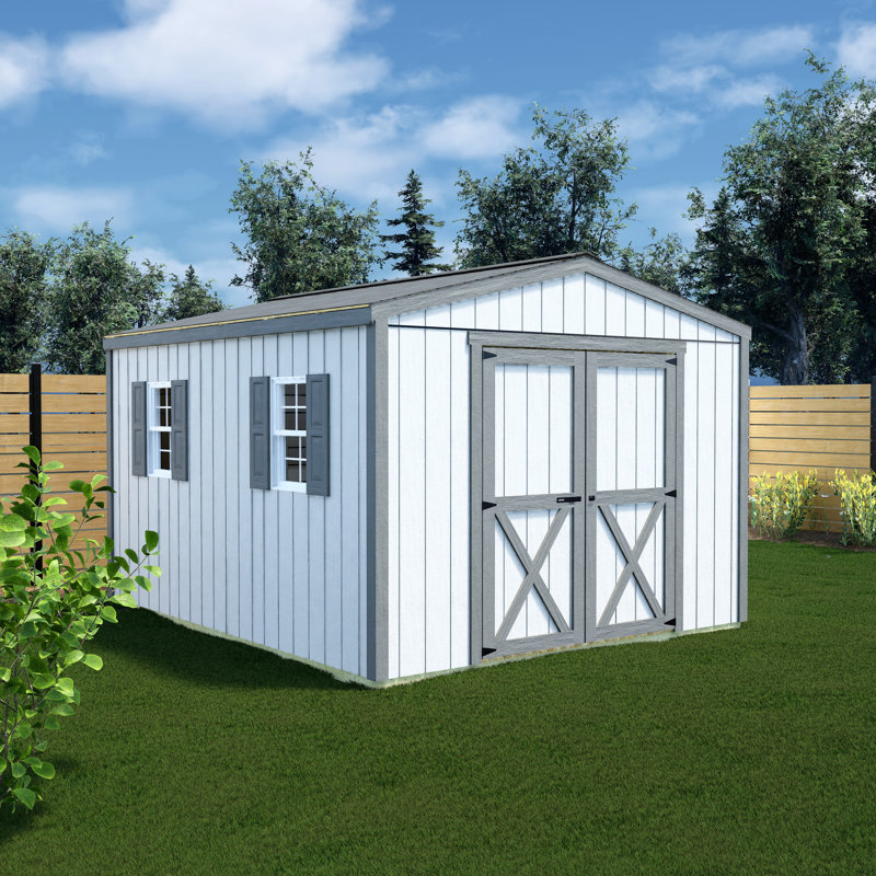 Handmade Haven(Doors Gable)10 ft. W x 12 ft. D Solid Wood Storage Shed