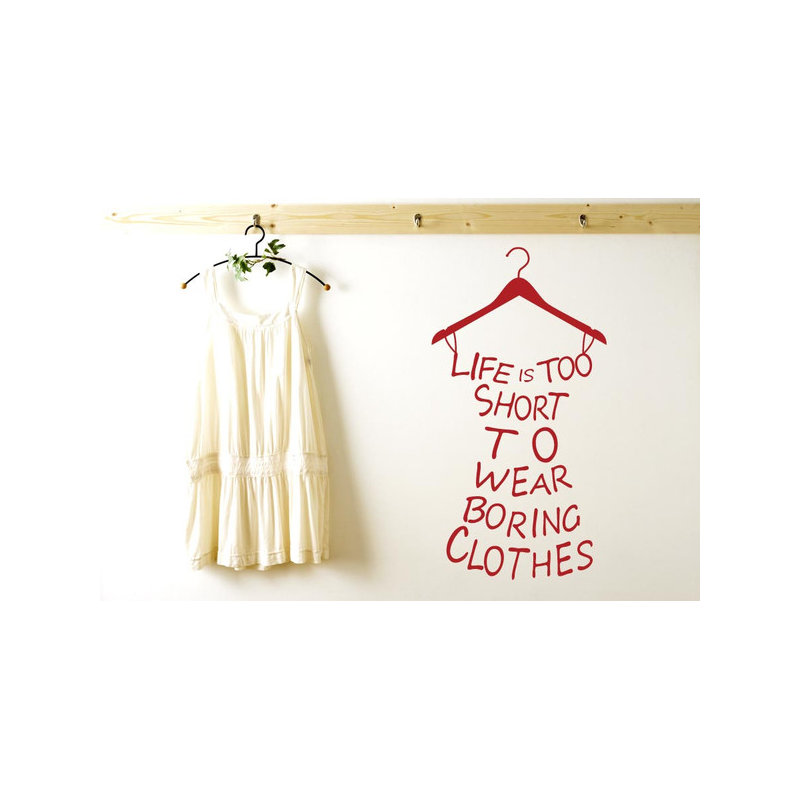 Wall Decal, Dark Red, Large