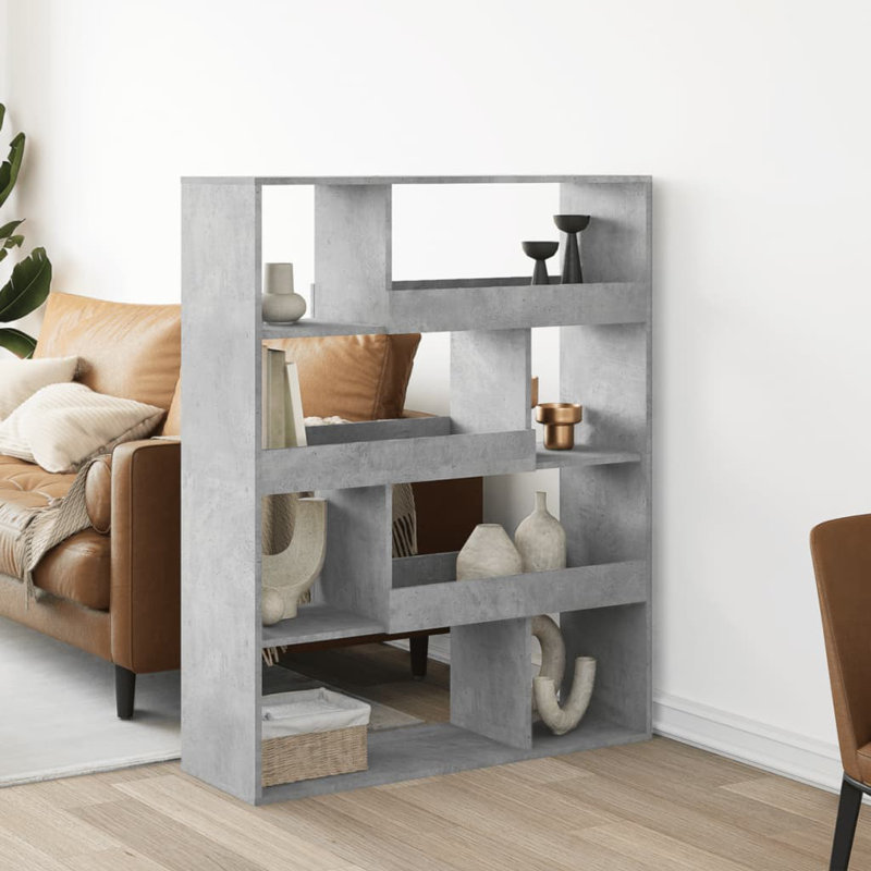 Schrey 94.5cm H Book Cabinet Bookcase, White, (4 Shelves) 125.5cm H x 100cm W x 33cm D