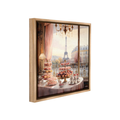 " Parisian Desserts City View " Graphic Art Print