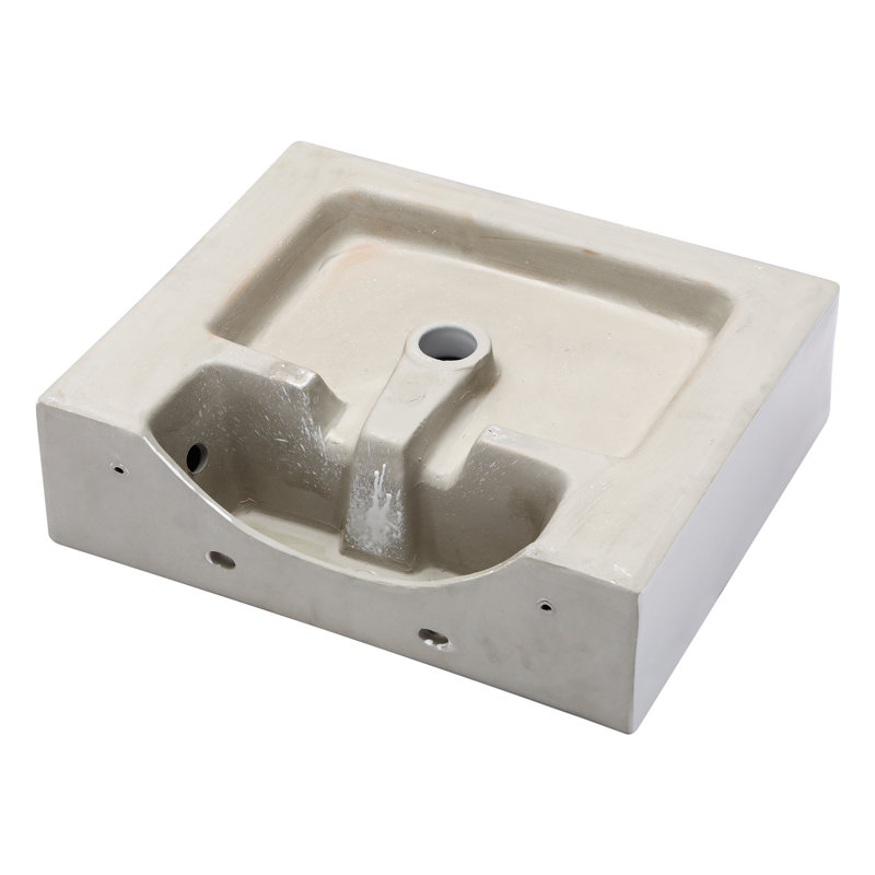 Orren Ellis Kinton 20.8'' Ceramic Rectangular Bathroom Sink with Overflow