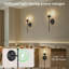 LED Battery Powered Armed Sconce-1097215596