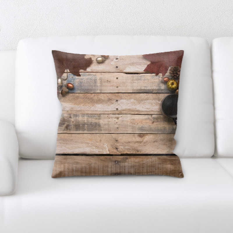 Microsuede Reversible Throw Pillow