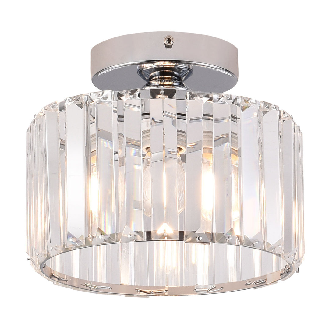 Modern Semi-Flush Mount Mini Crystal Ceiling Light Mercer41