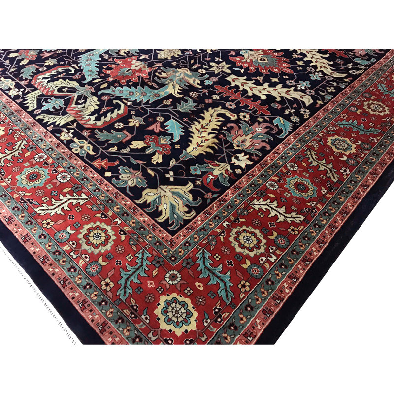 Indo One-of-a-Kind 12'2" X 15' Hand Knotted Area Rug