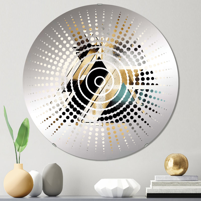 Jindo - Miroir mural Sun Circles, 23,6 po x 23,6 po