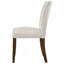 Chaise d'appoint de salle à manger rembourrée beige (ensemble de 2)-1951952948