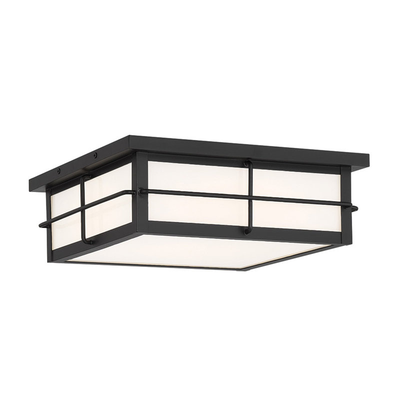  Plafonnier encastré 1 lumière en noir