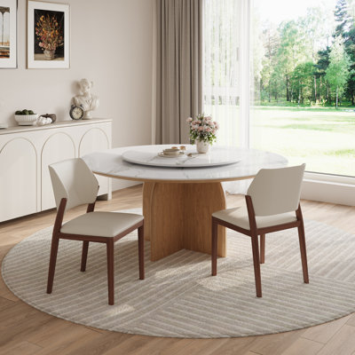 Mid Century Upholstered Dining Chair For Dining Room, Kitchen