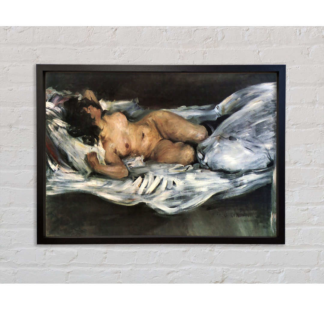 Nude von Lovis Corinth - Einzelne Bilderrahmen Kunstdrucke auf Leinwand