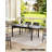 94.5" Aluminum Outdoor Extendable Dining Table