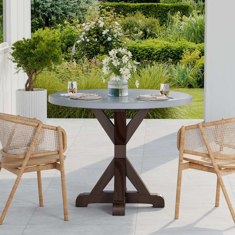 Grande table d'appoint pour l'extérieur Fullmore, Noir