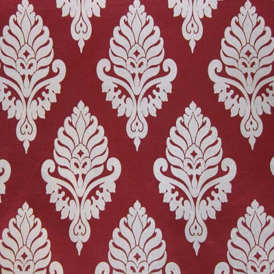 Tissu Rowley | Tissu floral damassé | Tissu de draperie et de rideau