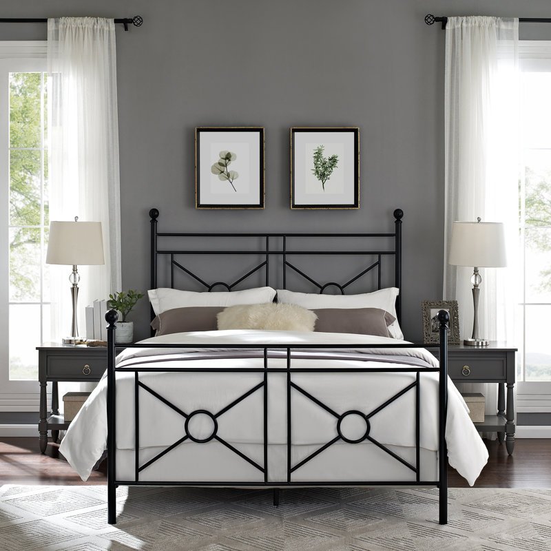 Montgomery Metal Open-Frame Bed, Queen