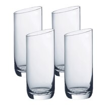 Angle Bold Clear Highball Glasses Set of 2