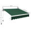 Auvent de patio 8 pi x 7 pi - Pare-soleil rétractable manuel. À partir de et chaleur. Cadre avec couvercle. Protection de terrasse réglable. Structure en acier. Matériau. Facilement
