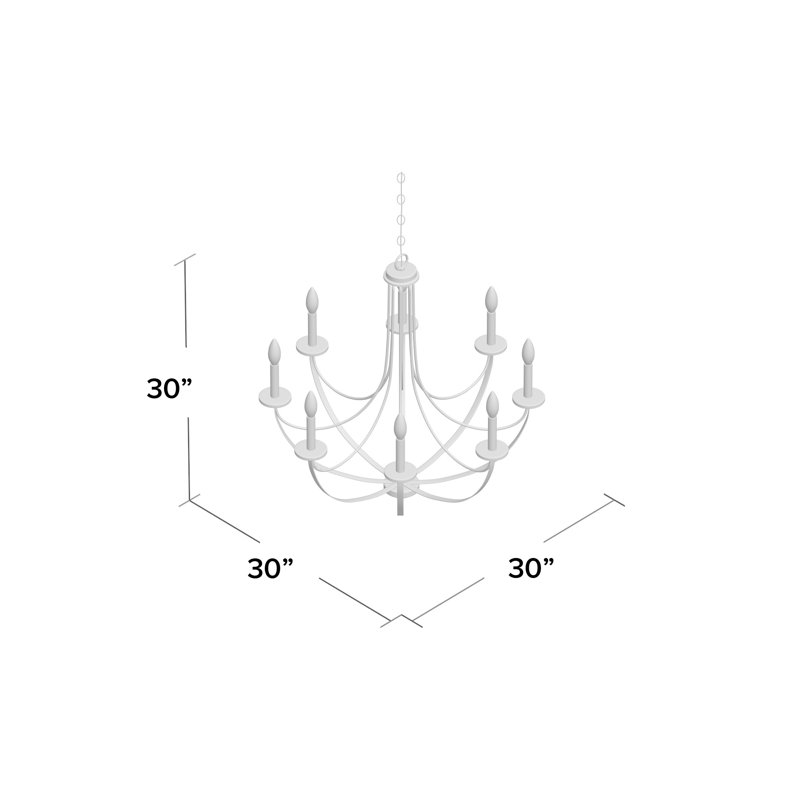 Siavash 8 - Light Empire Chandelier